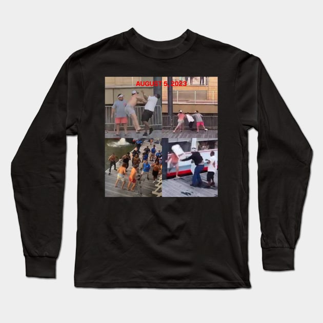 Montgomery riverfront brawl Long Sleeve T-Shirt by ermtahiyao	